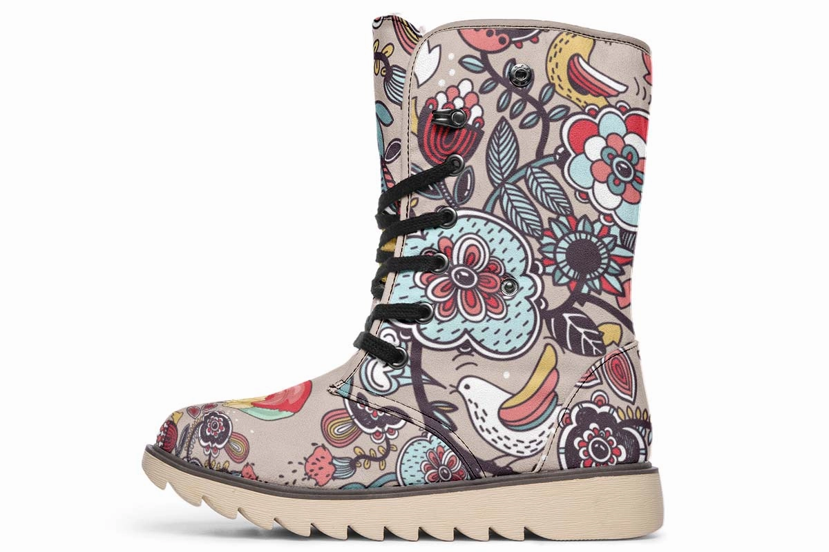 Human Skull Diagram Polar Vibe Boots