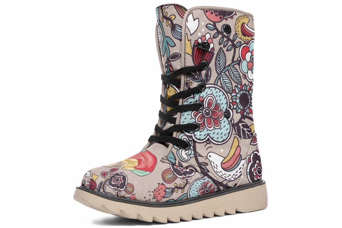 Human Skull Diagram Polar Vibe Boots