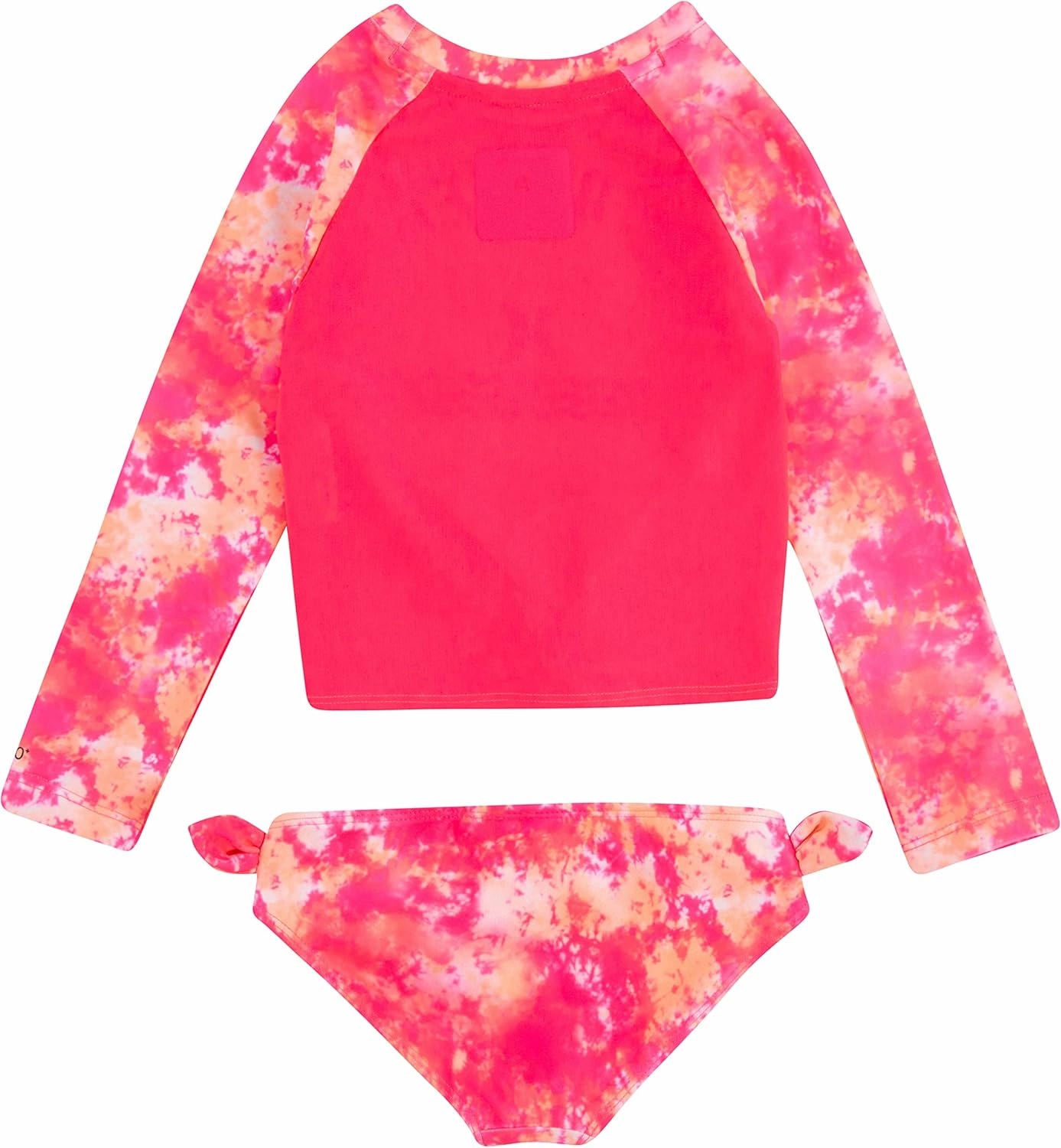 Hurley Girls' Long Sleeve Rash Guard Swimsuit