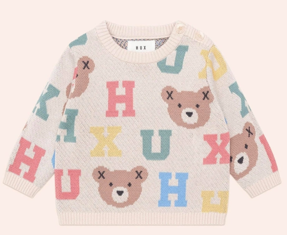 Huxbaby Alphabet Knit Jumper
