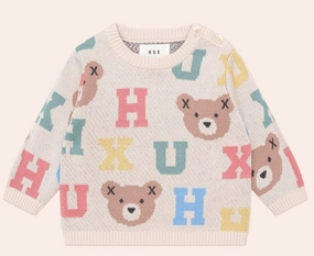 Huxbaby Alphabet Knit Jumper