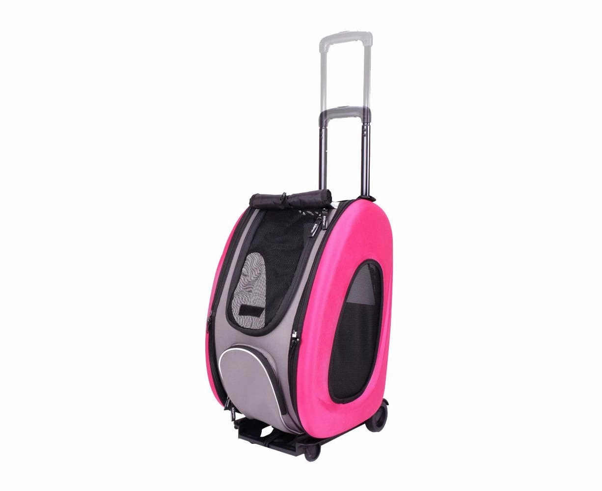 Ibiyaya EVA 5-in-1 Combo Pet Carrier   Stroller Hot Pink