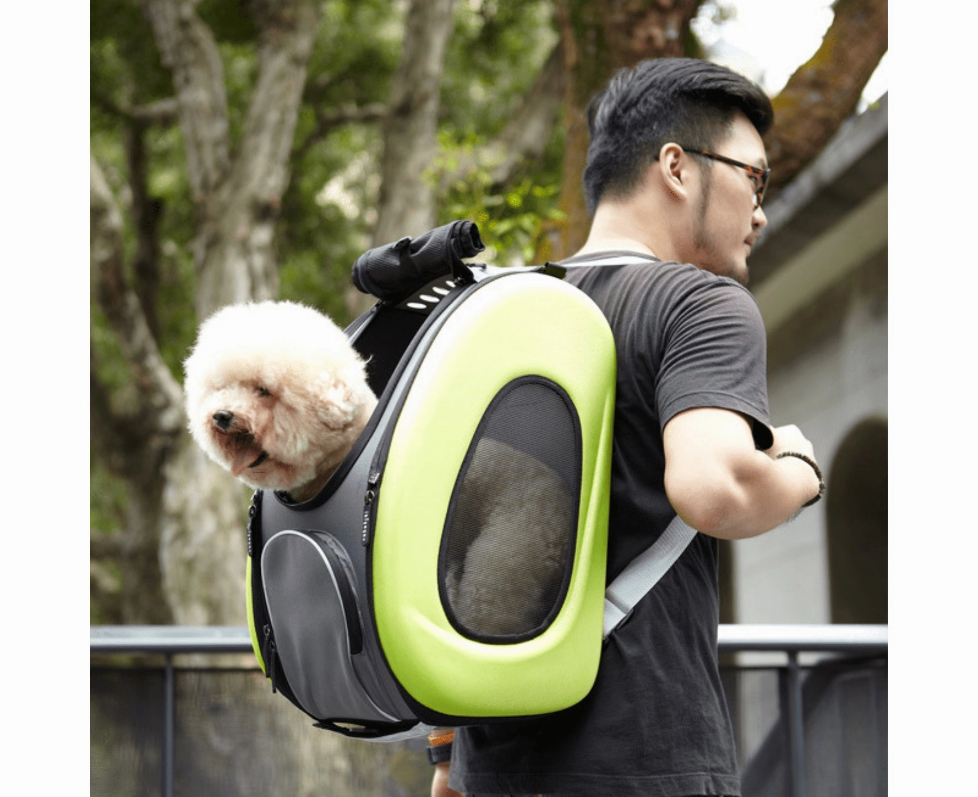 Ibiyaya EVA 5-in-1 Combo Pet Carrier   Stroller Hot Pink