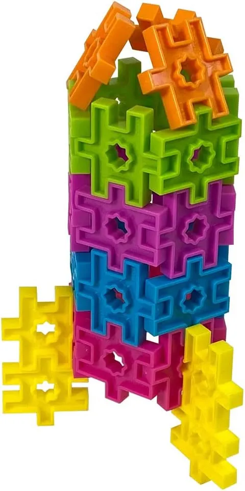 Incredibly Interconnectable Toys KADU DA Out of This World 78 Piece Set - STEM/STEAM Building   Construction Toy, for Open   Imaginative Play