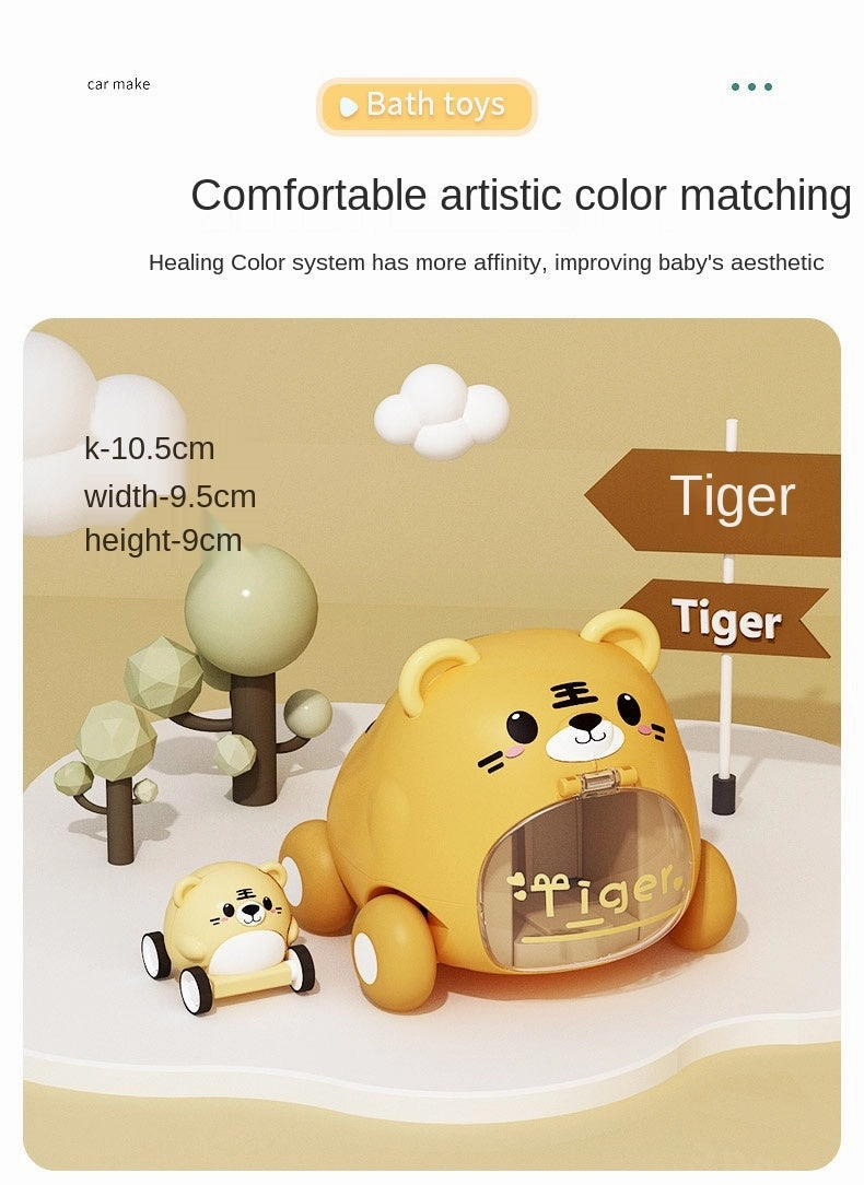 Interactive Baby Cartoon Toy Car