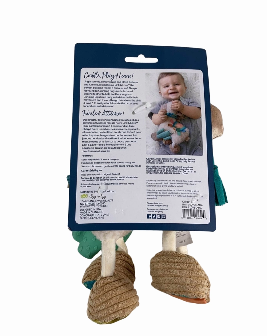 Itzy Ritzy Jingle Activity Toy, Llama