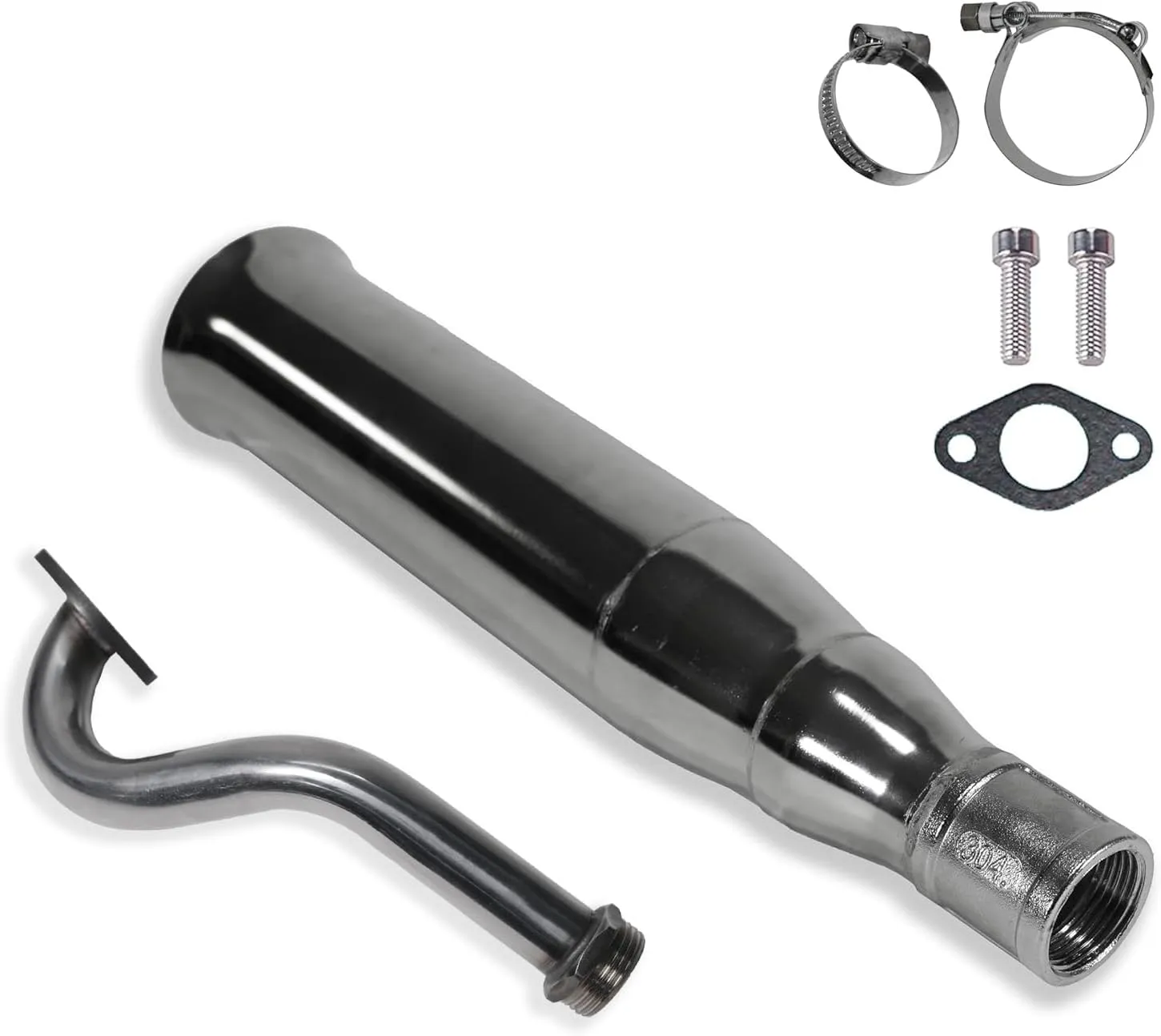 JMCHstore Central Pipe for Predator 212 w/Monster Mega Moto MMB80 MMB105, Coleman RB100, Motovox MBX10 Baja DB30 97cc, For Orxyearth Dirt Kids Mini Bike (Riser needed)