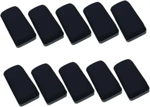 jojofuny Bulk Erasers for Dry Erase Boards 10pcs Whiteboard Erasers for Classroom and Office