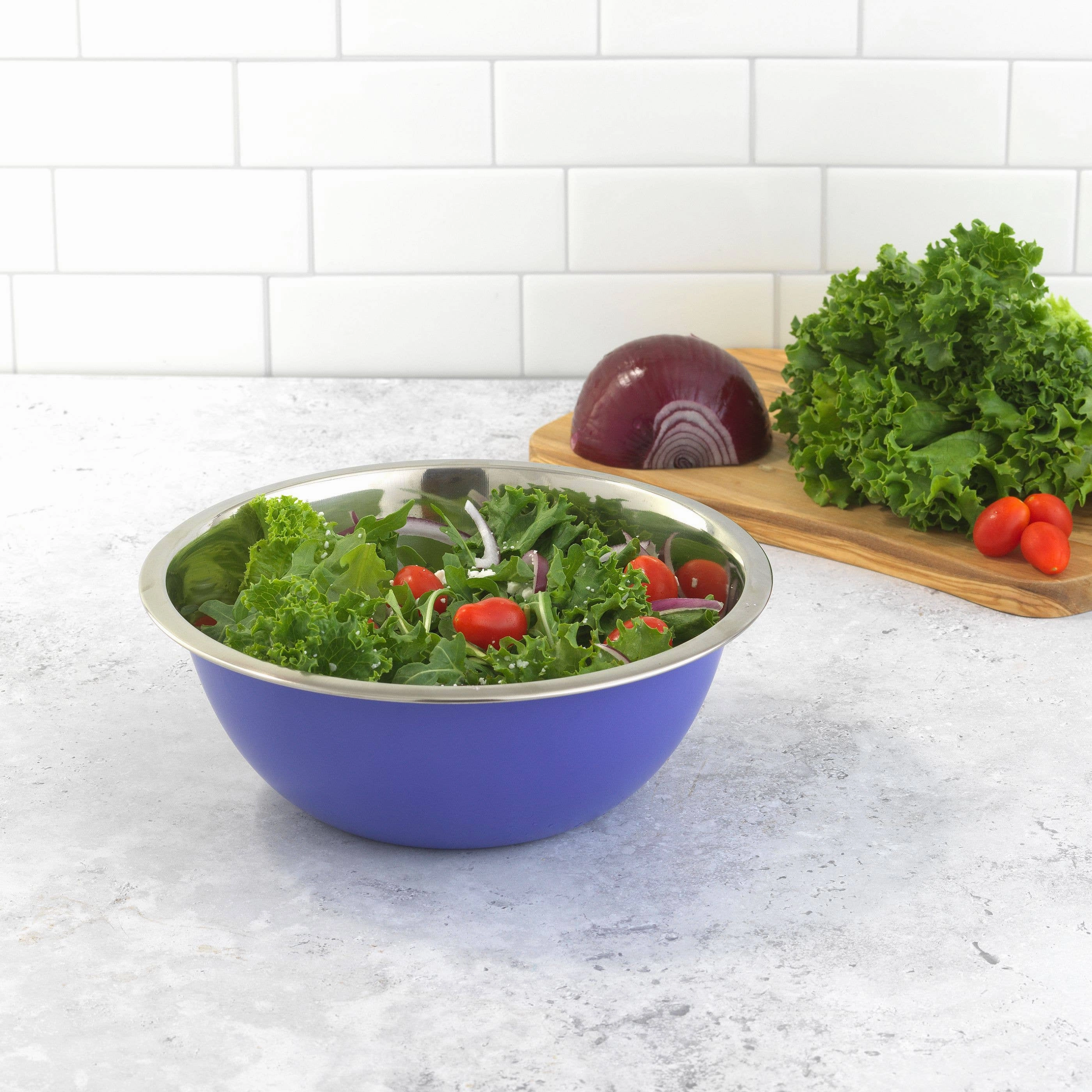 JoyJolt - Stainless Steel Kitchen Mixing Bowls Set - 6 Pieces