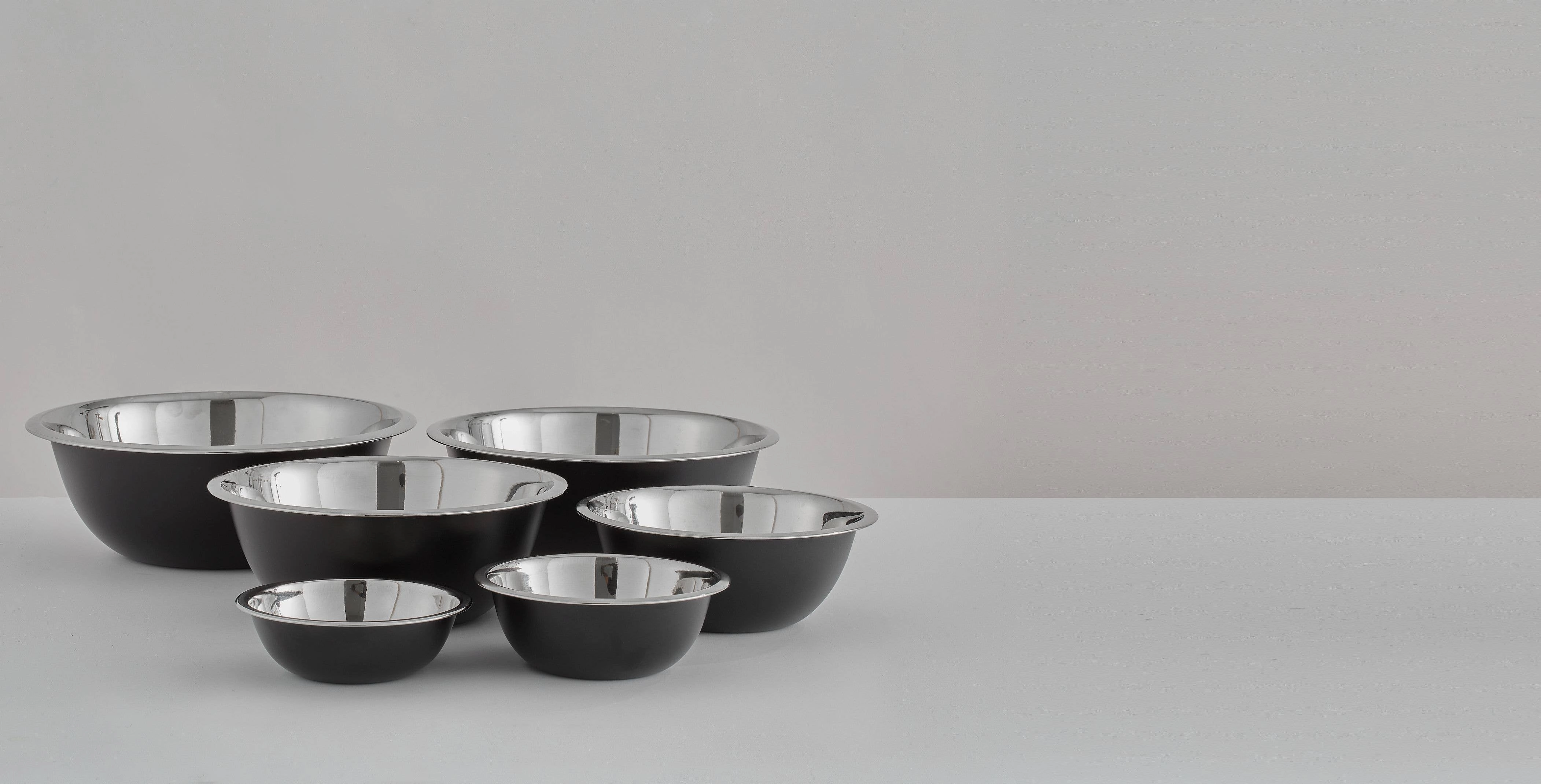 JoyJolt - Stainless Steel Kitchen Mixing Bowls Set - 6 Pieces