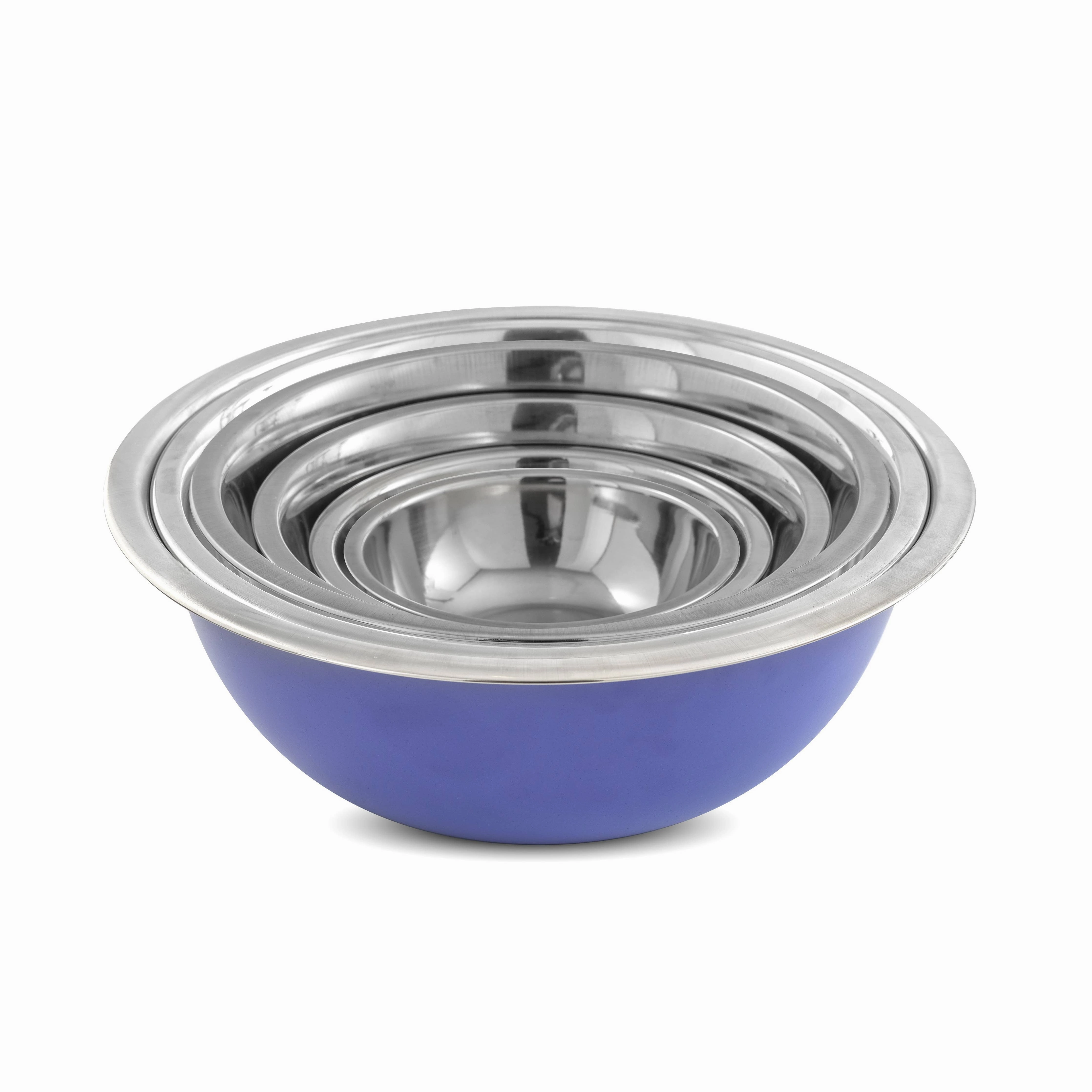 JoyJolt - Stainless Steel Kitchen Mixing Bowls Set - 6 Pieces