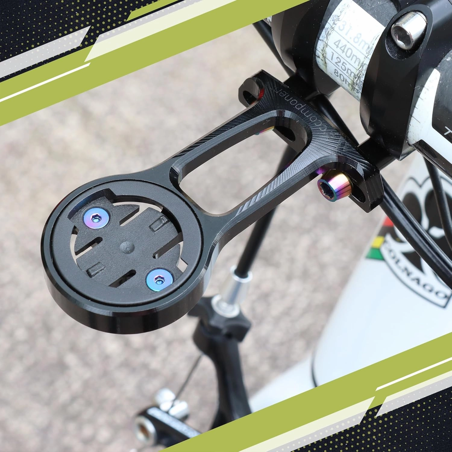 JRC Components Wahoo Elemnt Stem Mount - Premium and Stealth Options for Bicycle