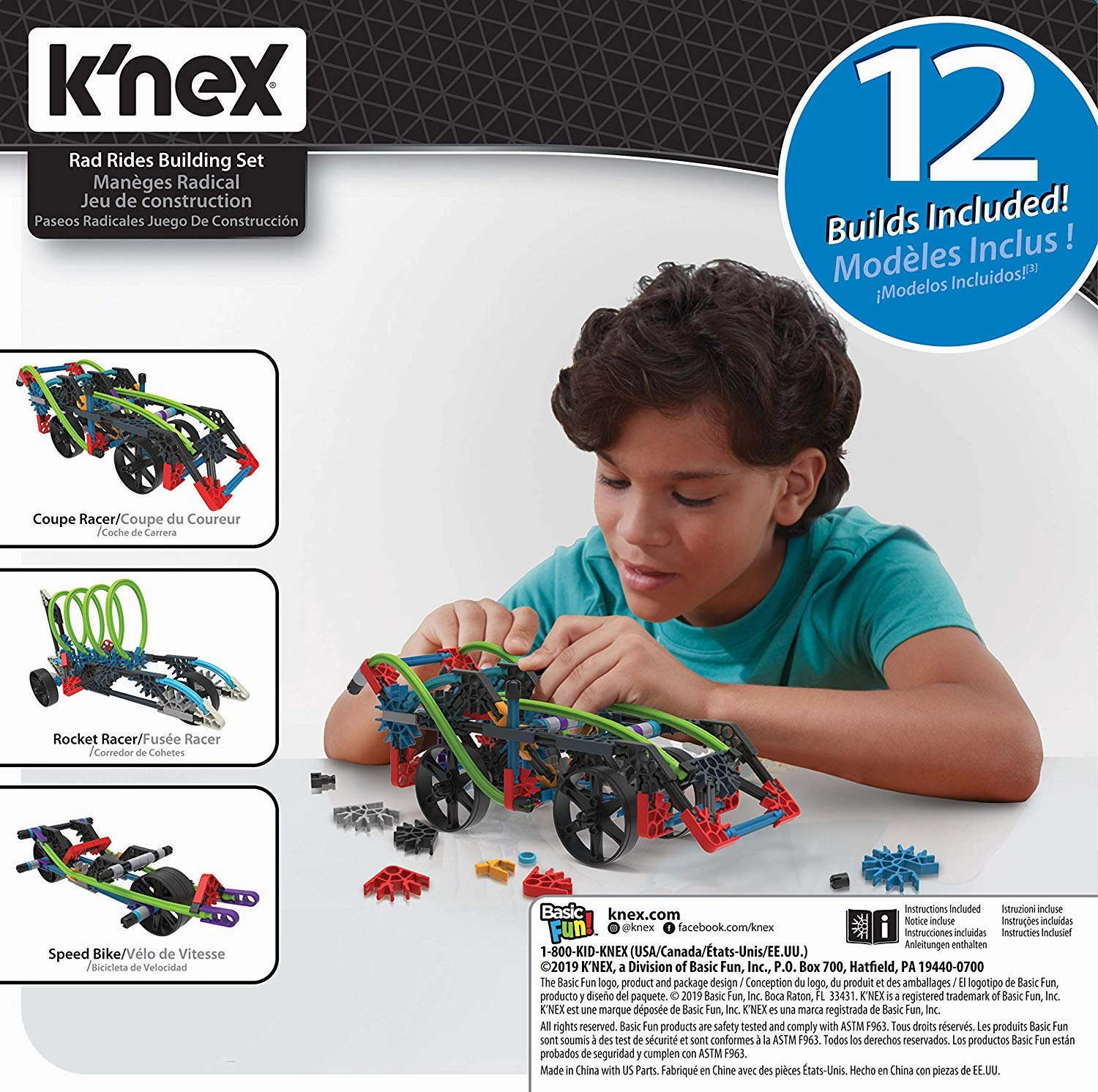 K’NEX Rad Rides 12 in 1 Building Set