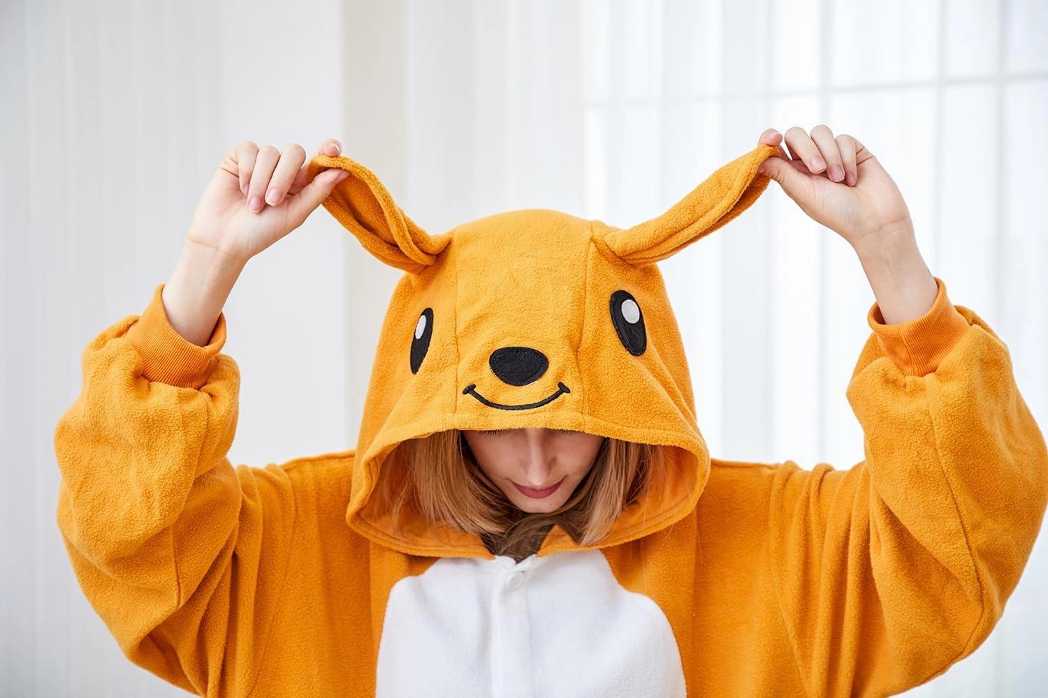 Kangaroo Oneisie Animal Pajamas Cosplay Costume