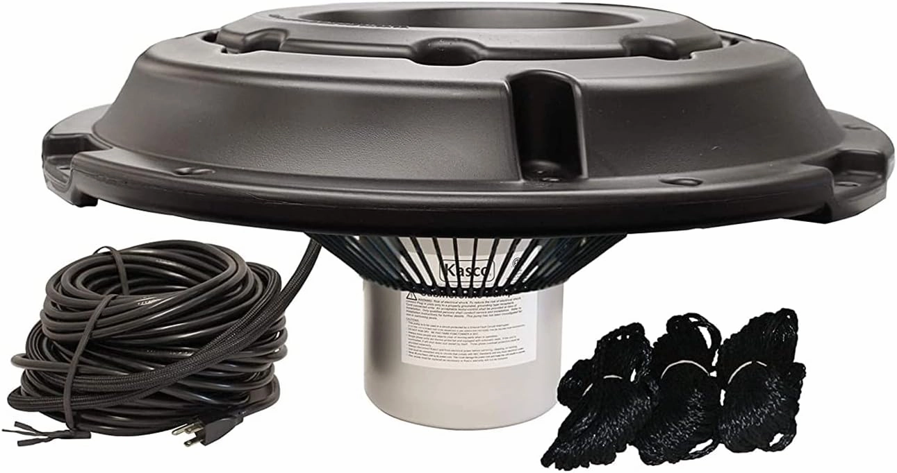 Kasco 1HP Surface Aerator -120V with 50 ft Electric Power Cord | Efficient Surface Aeration For Lakes & Pond | Maximum Circulation for Clear Healthy Water