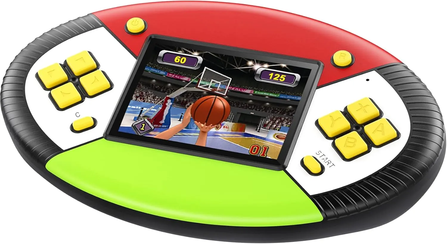 Kids Handheld Games Toys with 220 16 Bit Video Games,Handheld Gaming Stuff for Boys and Girls,Portable Rechargeable Family Retro Games Player Party Favors Christmas Birthday Gift Black