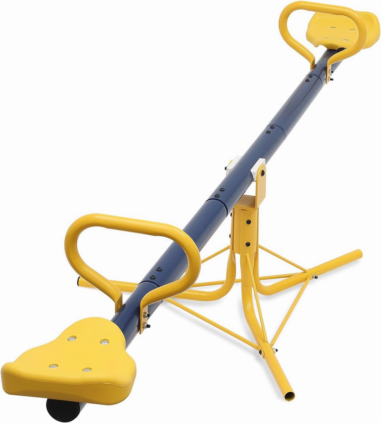 Kids 360° Rotating Teeter Totter - Heavy-Duty Carbon Steel Seesaw for Ages 6  | Perfect Christmas & Birthday Gift | Backyard, Garden, Lawn Play | Durable Outdoor Toys