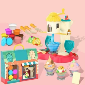 Kids Kitchen Mold Toy Set - DIY Food Play Kit