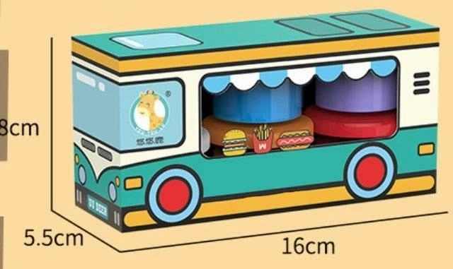 Kids Kitchen Mold Toy Set - DIY Food Play Kit