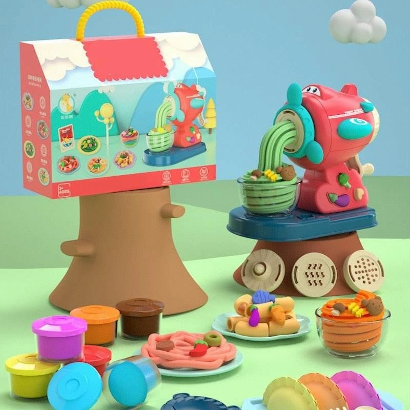 Kids Kitchen Mold Toy Set - DIY Food Play Kit