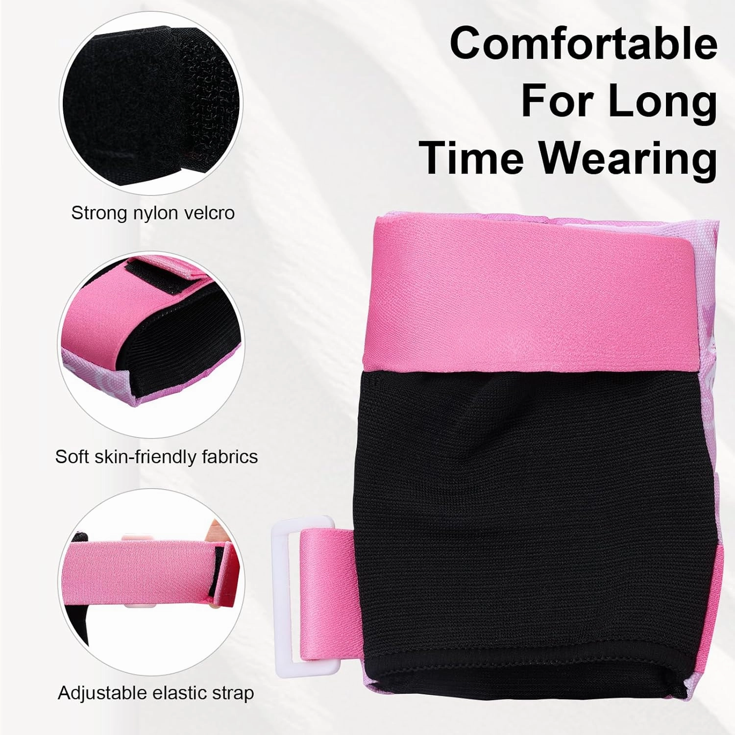Kids Knee and Elbow Pads Set for Children Ages 3-5/5-8, Toddler Protective Gear Set for Roller Skating, Cycling, Skateboarding, Inline Skating, Scooter Riding Sports