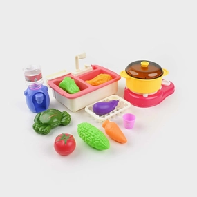 Kitchen Set with Kitchen Accessory Play Set for Kids