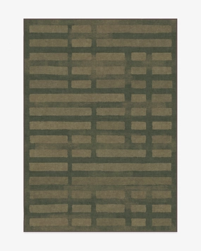 Laine Olive Green Tufted Rug