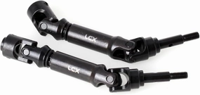 LCX Racing 1/16th RC Truck Hard Steel Front Rear Outer Drive Shaft for Traxxas Mini-Maxx, Upgrades Parts Accessories
