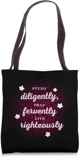 LDS Missionary Gift Book of Mormon Sister Missionary P-Day Tote Bag