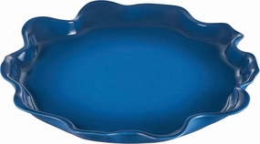 Le Creuset Stoneware Iris Collection Serving Platter, 14", Marseille