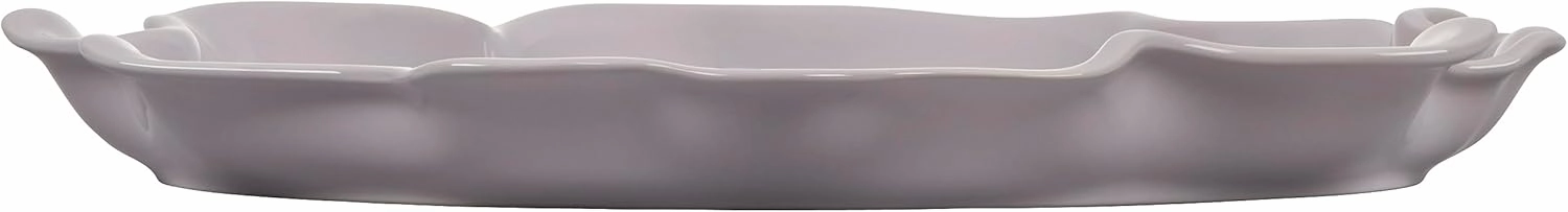 Le Creuset Stoneware Iris Collection Serving Platter, 14", Shallot