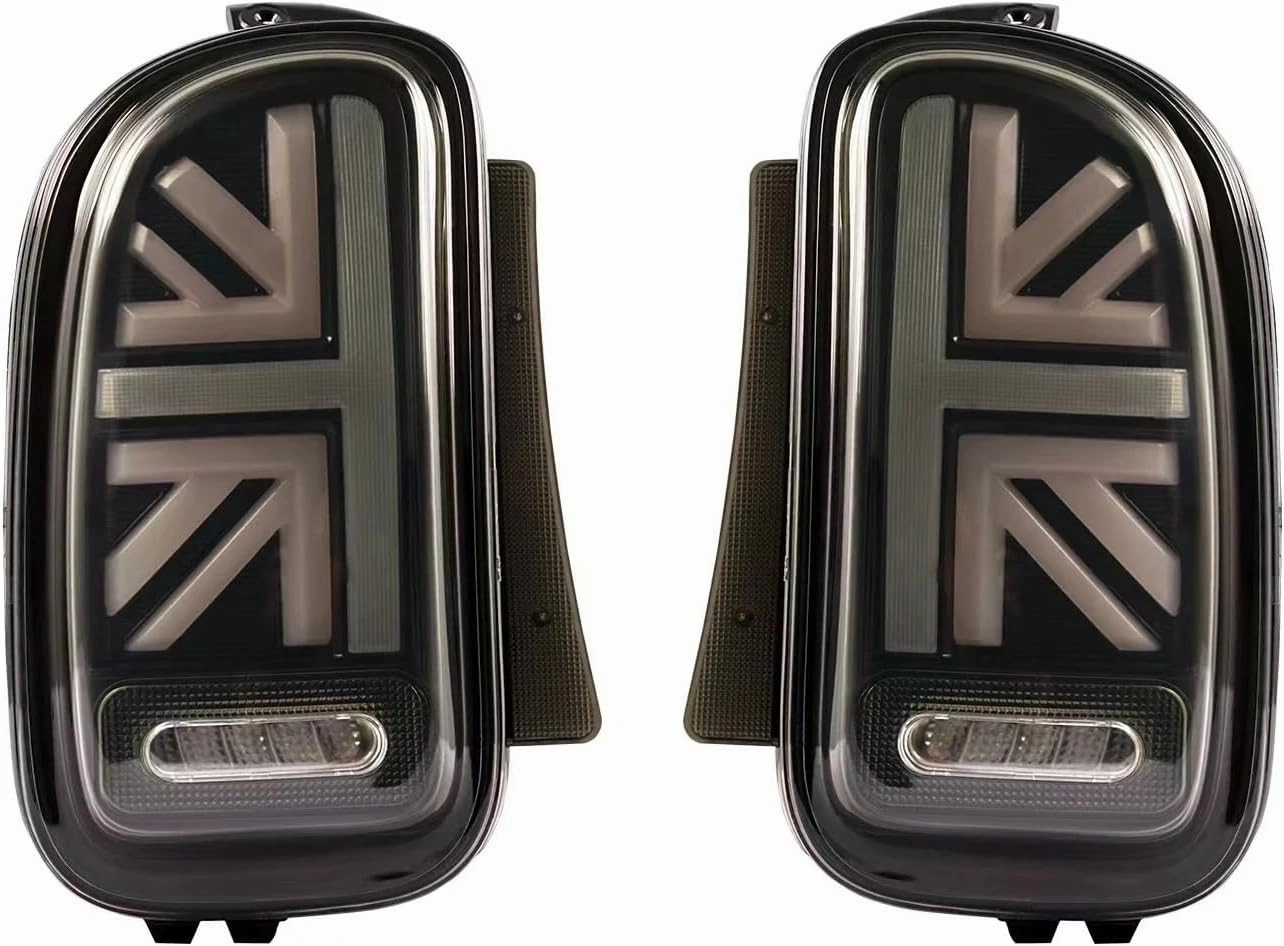 LED Tail Light Compatible For Mini And Cooper Clubman R55 2007-2014 With Animation Sequential Taillights Assembly Rear Turn Signal Lamp(2PCS Smoke)