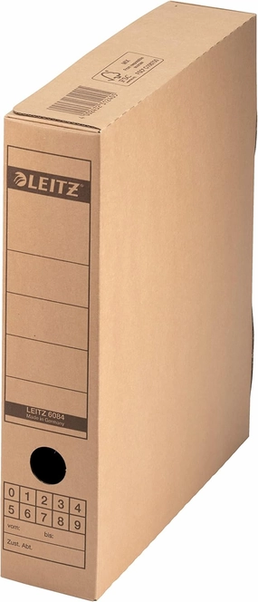 Leitz A4 Premium Archiving Box with Wide Opening, White, Pack of 10