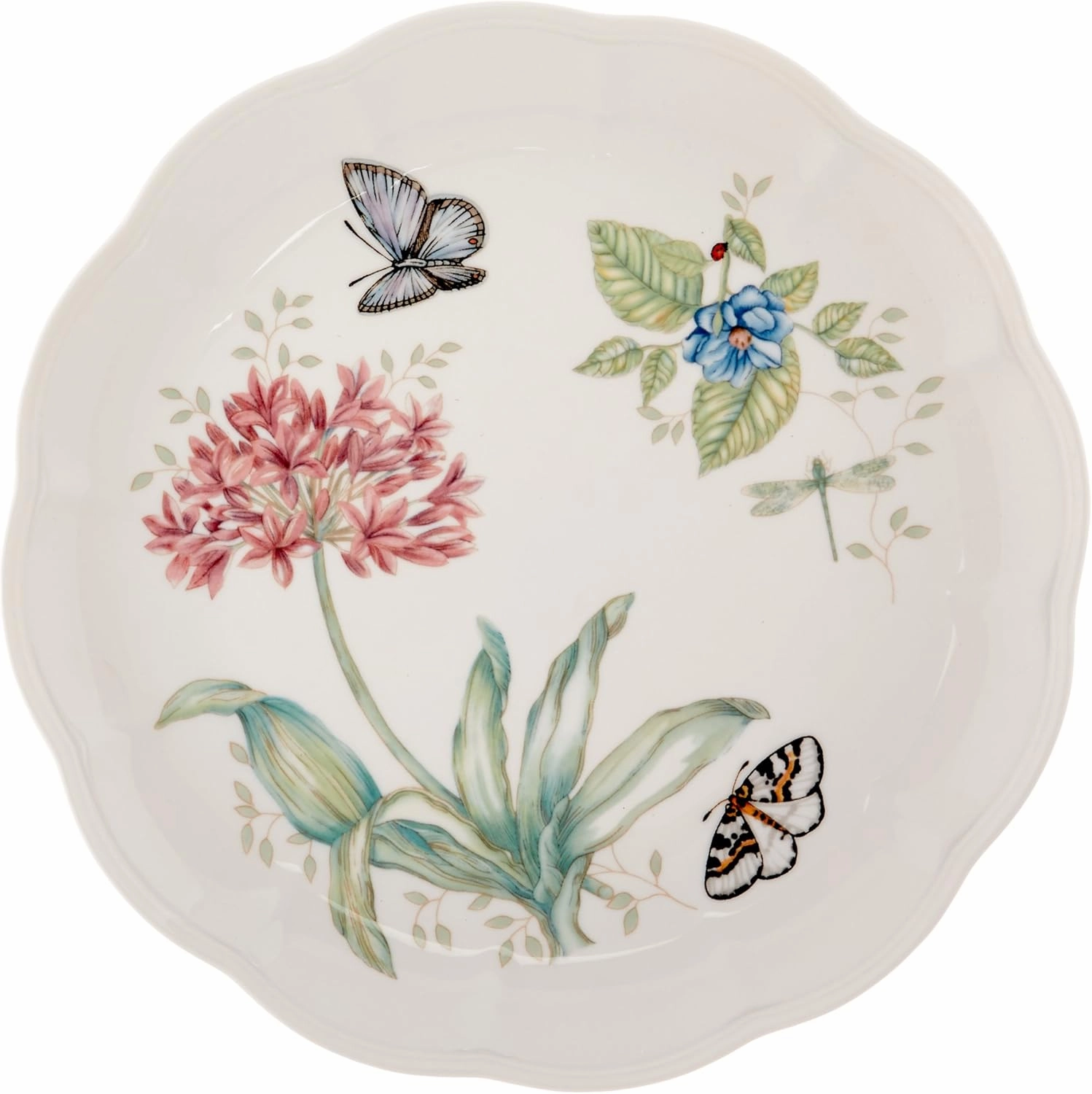 Lenox 6342794 Lenox Butterfly Meadow 18-Piece Dinnerware Set White