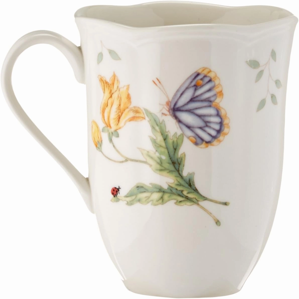 Lenox 6342794 Lenox Butterfly Meadow 18-Piece Dinnerware Set White
