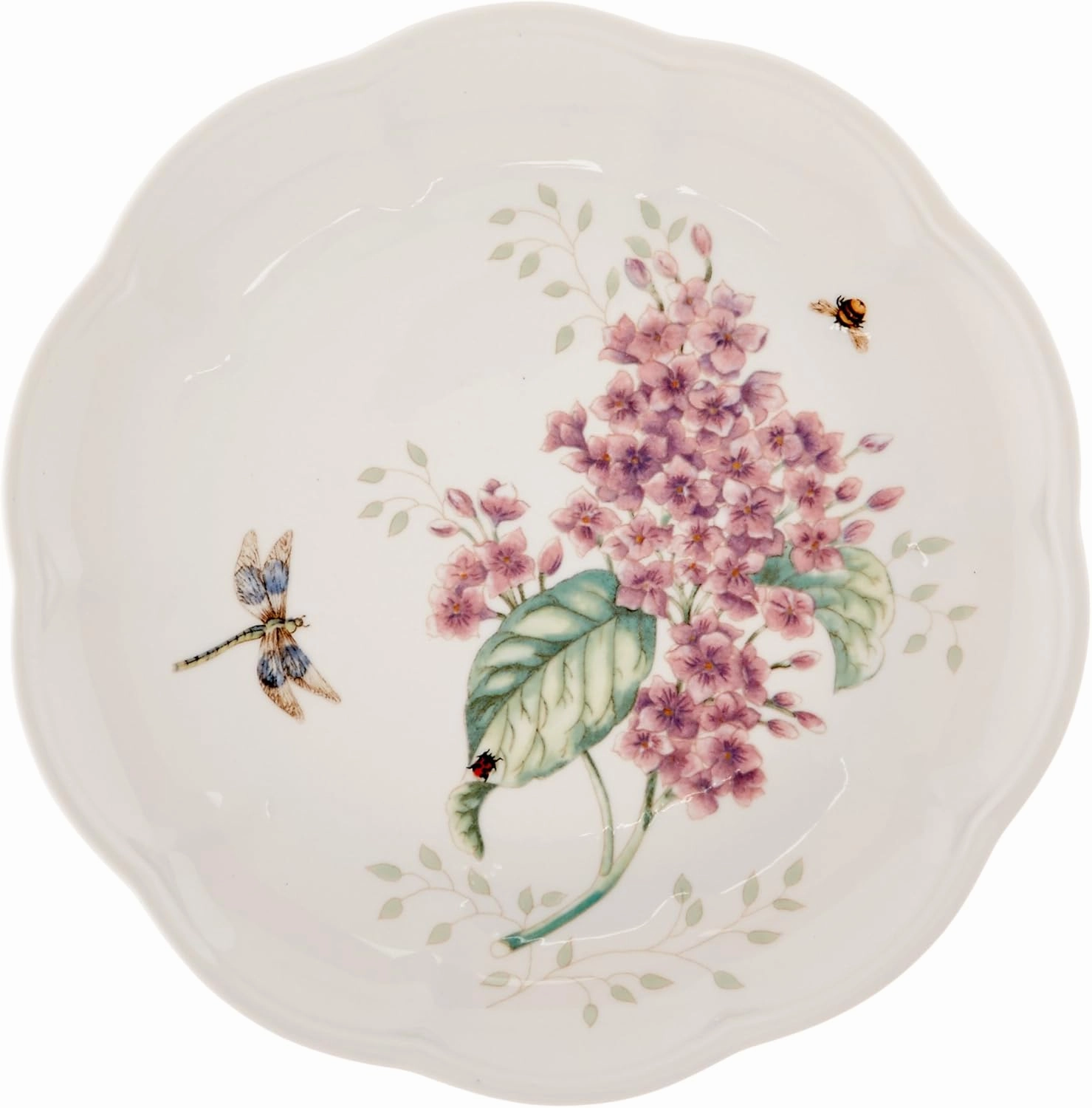 Lenox 6342794 Lenox Butterfly Meadow 18-Piece Dinnerware Set White
