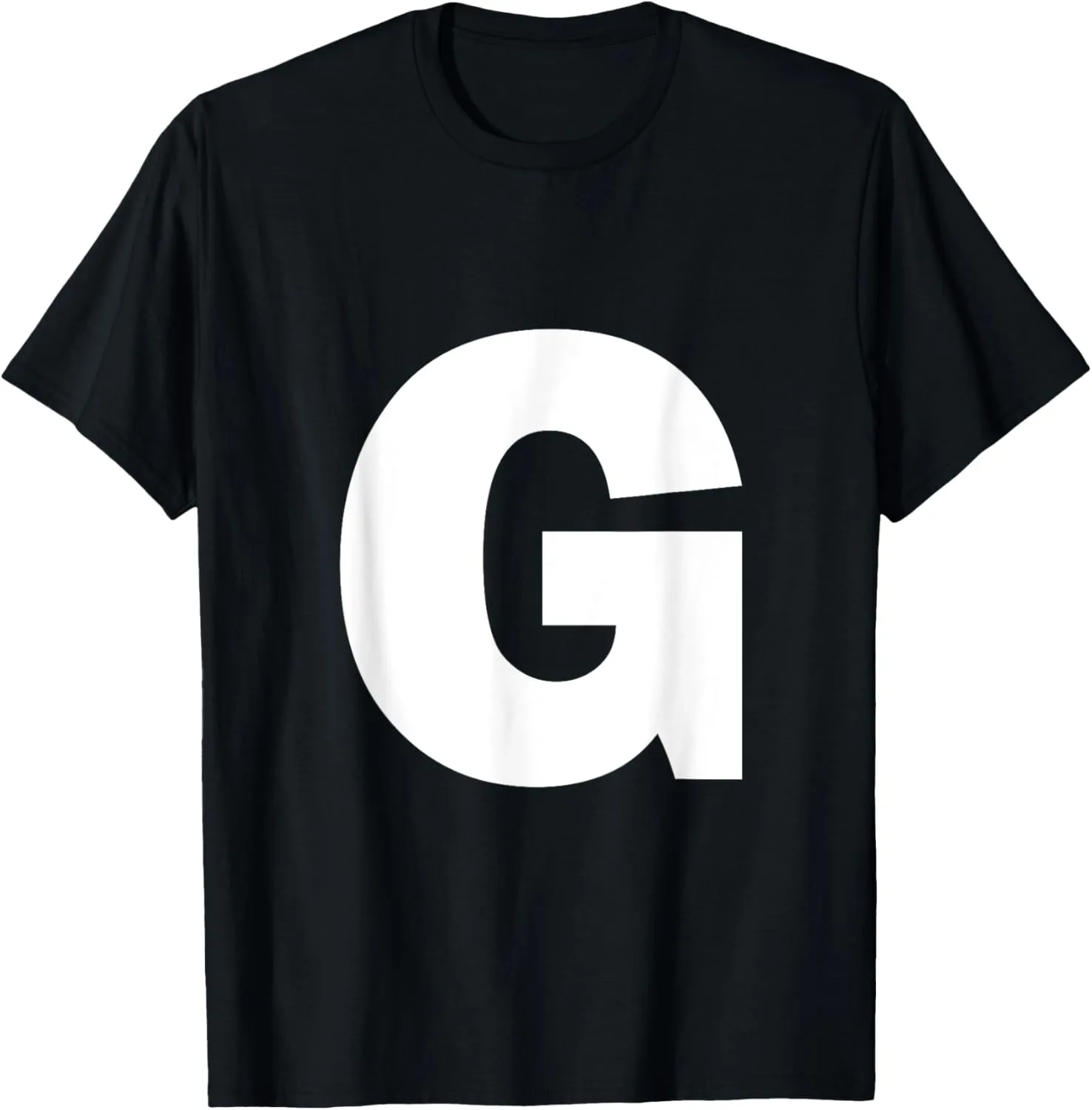 Letter G Capital Alphabet Monogram Initial T-Shirt