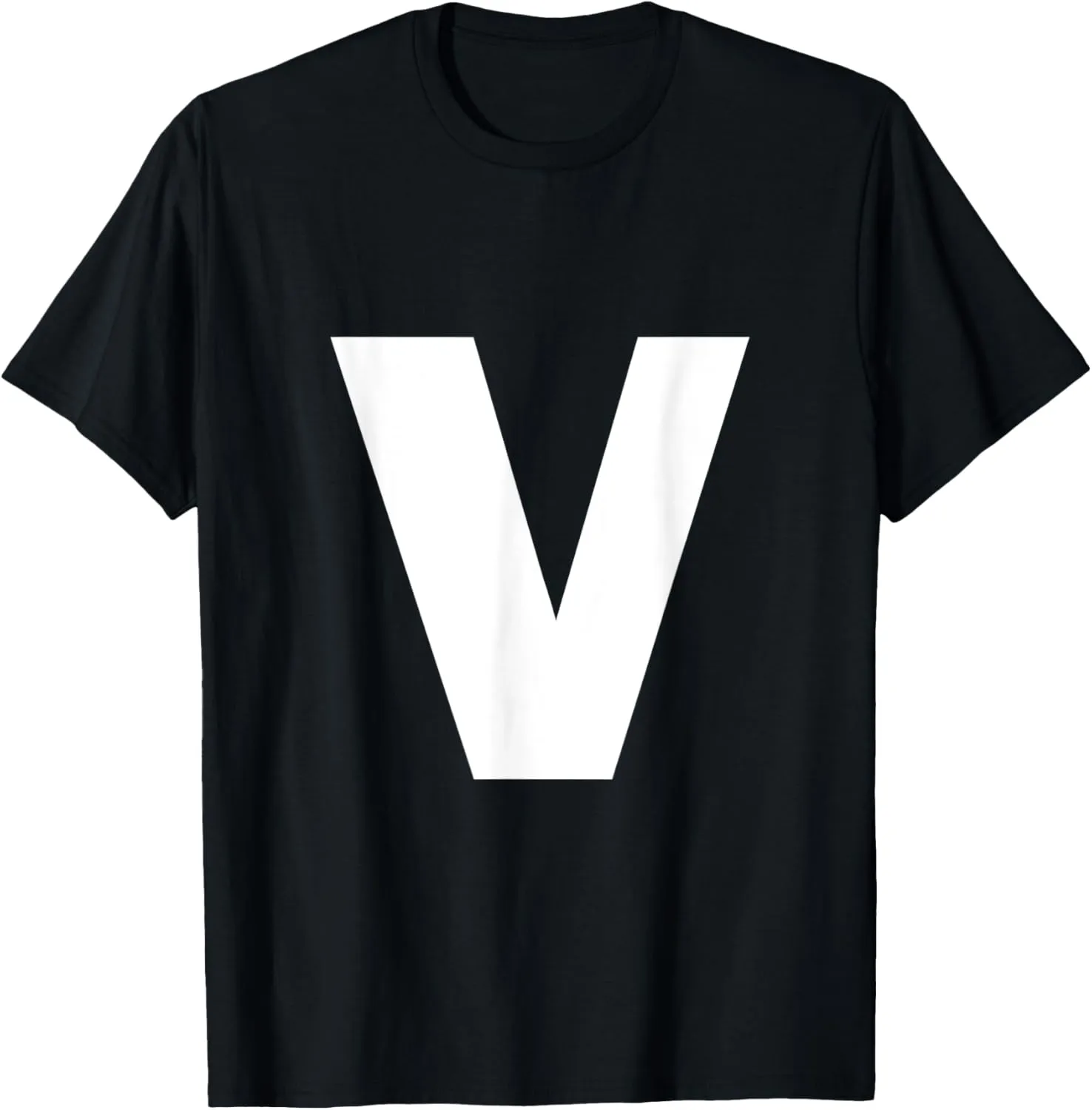Letter V Capital Alphabet Monogram Initial T-Shirt