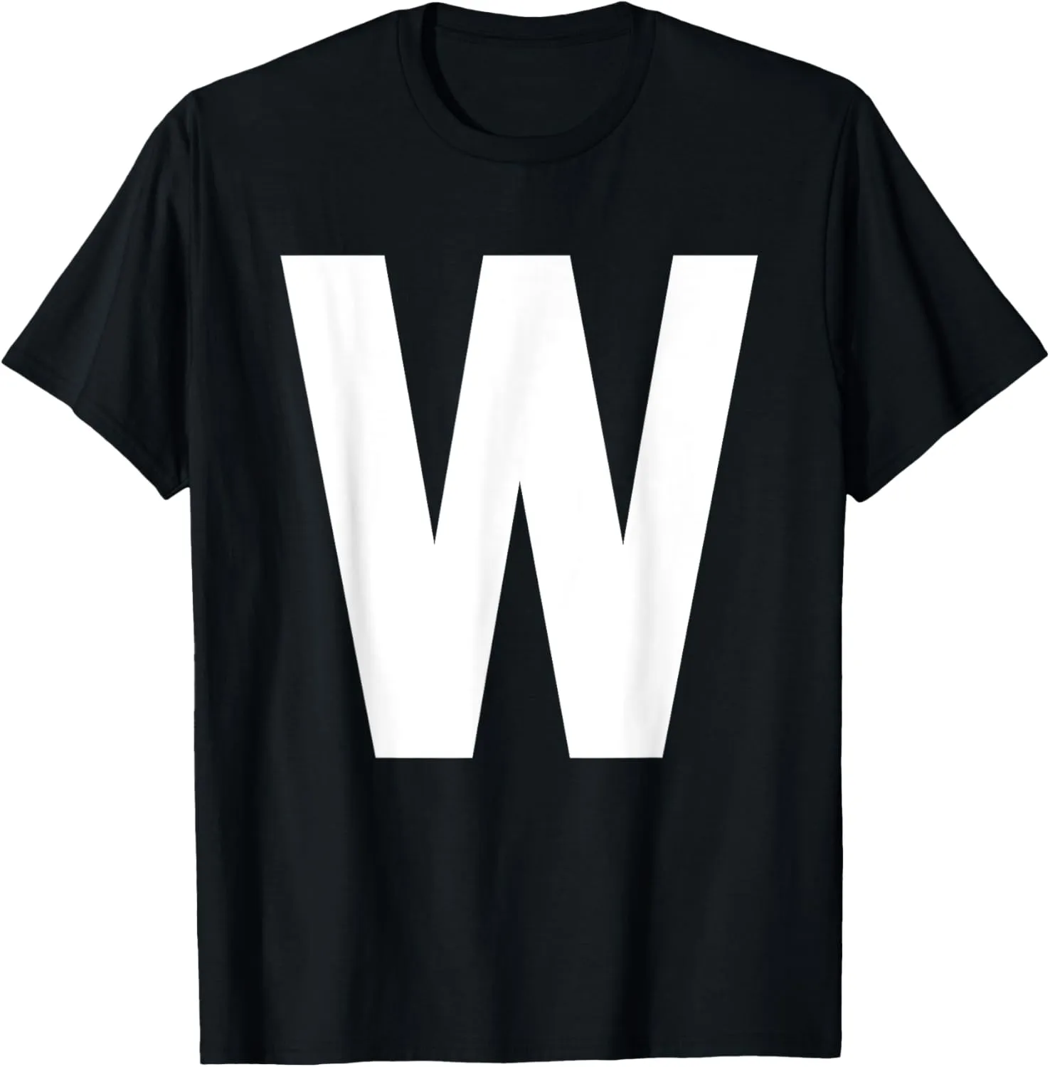Letter W Shirt Alphabet Monogram Initial T-shirt T-Shirt