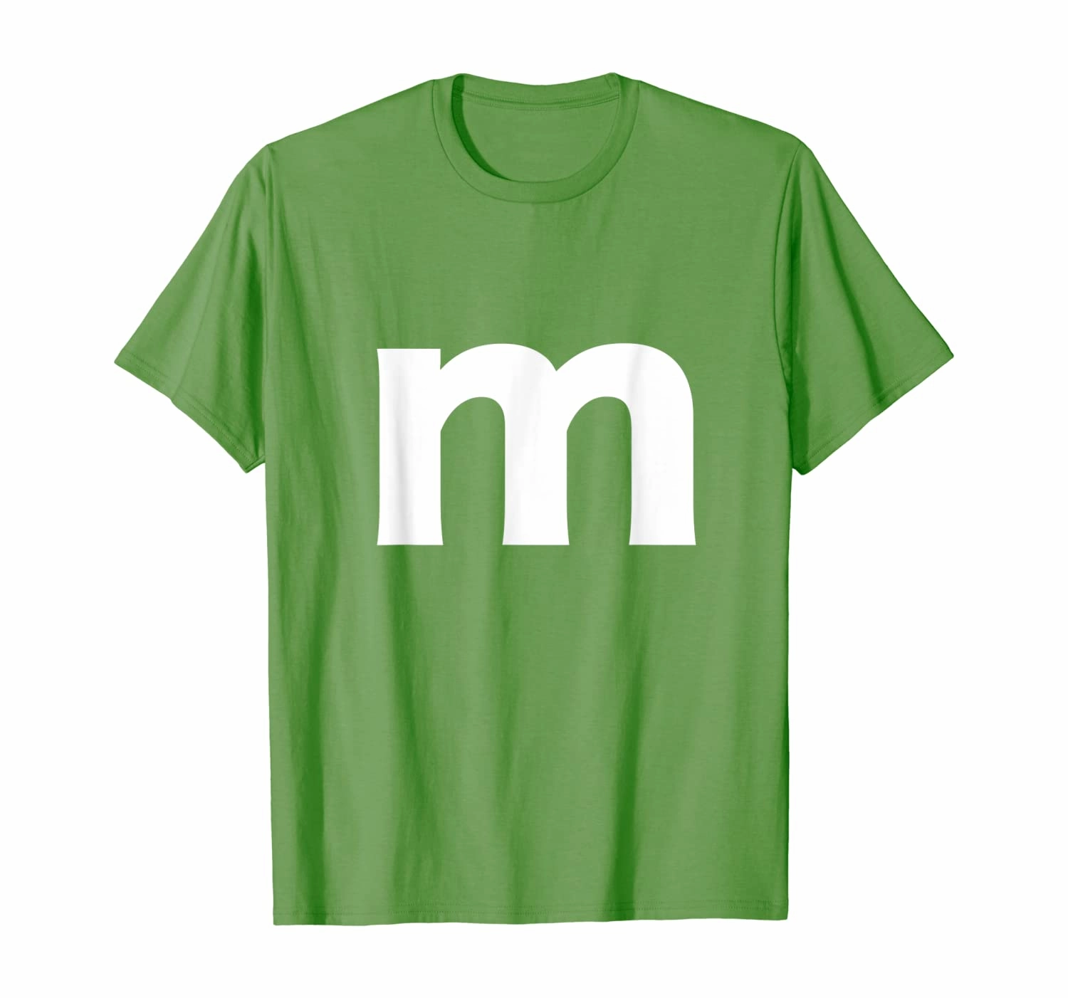 Letter M And Alphabet Lower Case Matching Halloween Costume T-Shirt