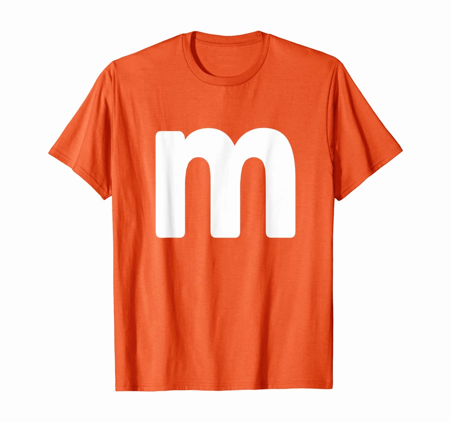 Letter M Shirt Lower Case Alphabet Matching Halloween Gift T-Shirt