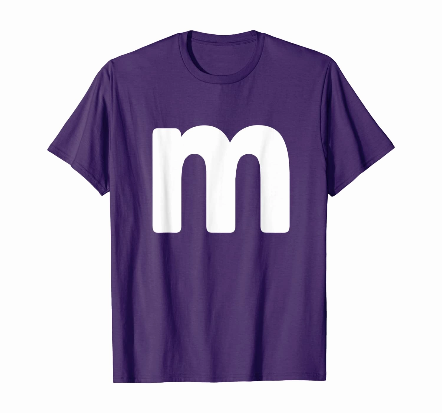 Letter M Shirt Lower Case Alphabet Matching Halloween Gift T-Shirt