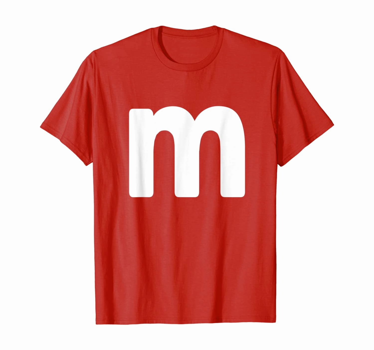 Letter M Shirt Lower Case Alphabet Matching Halloween Gift T-Shirt