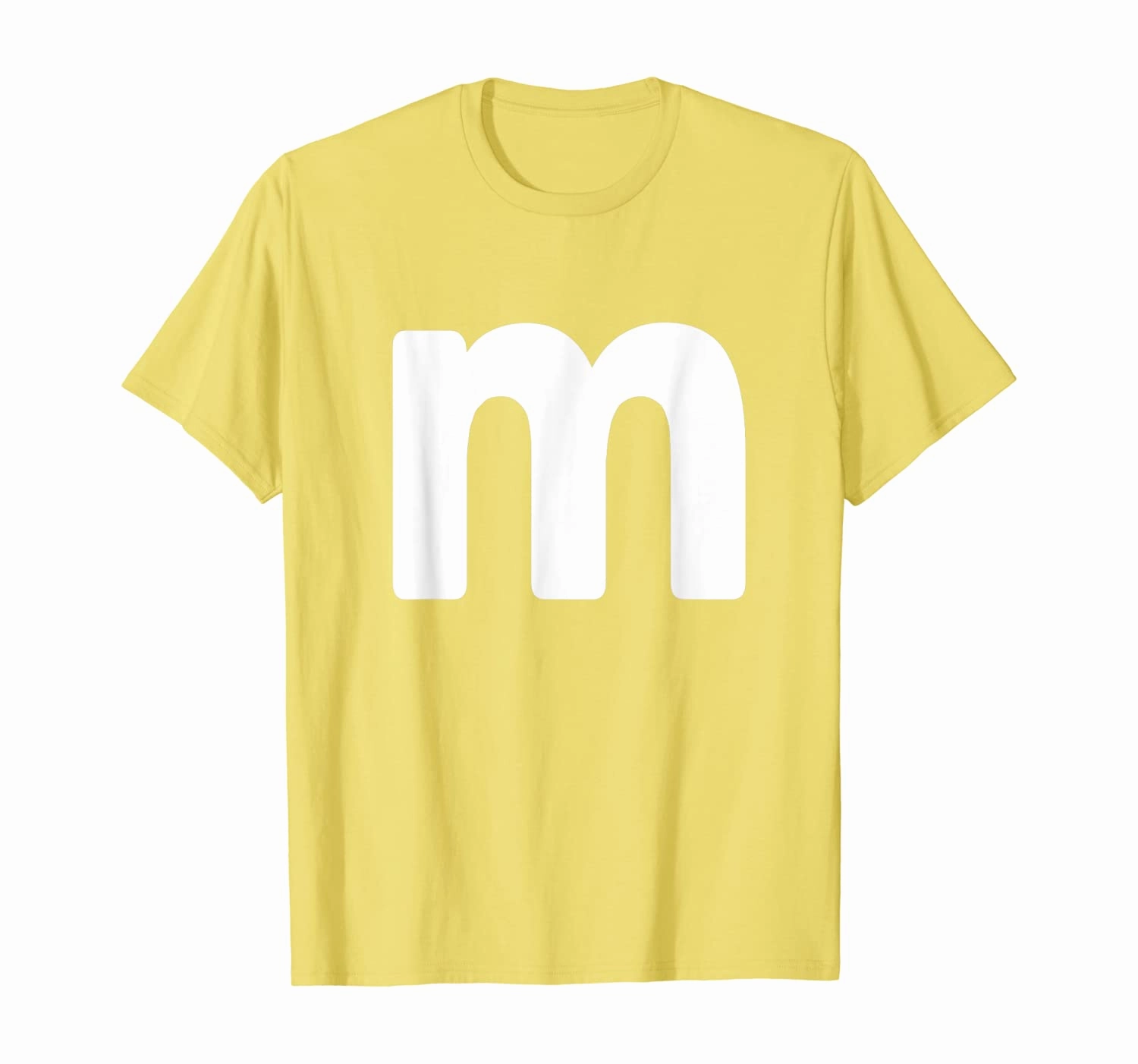 Letter M Shirt Lower Case Alphabet Matching Halloween Gift T-Shirt