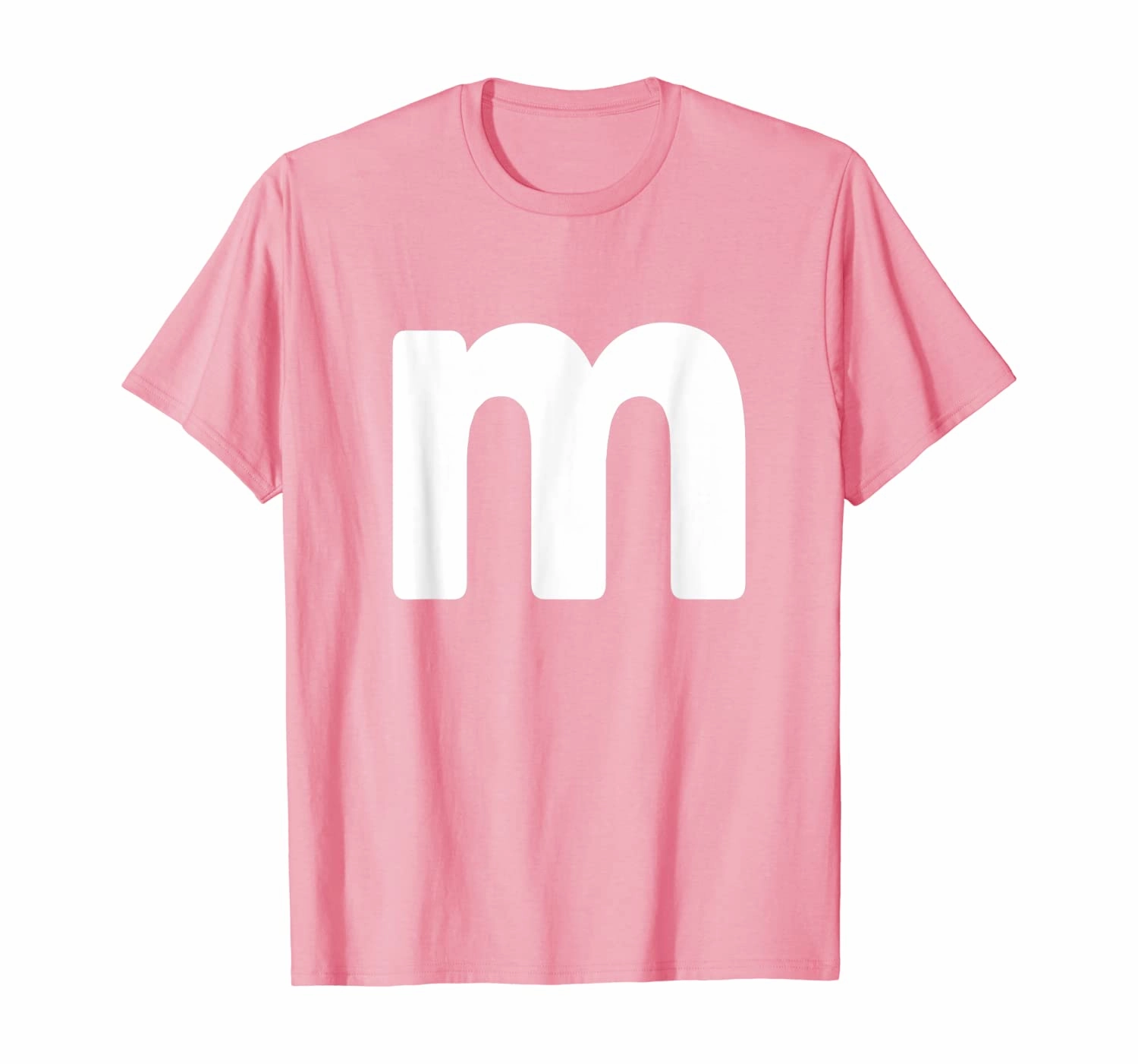 Letter M Shirt Lower Case Alphabet Matching Halloween Gift T-Shirt