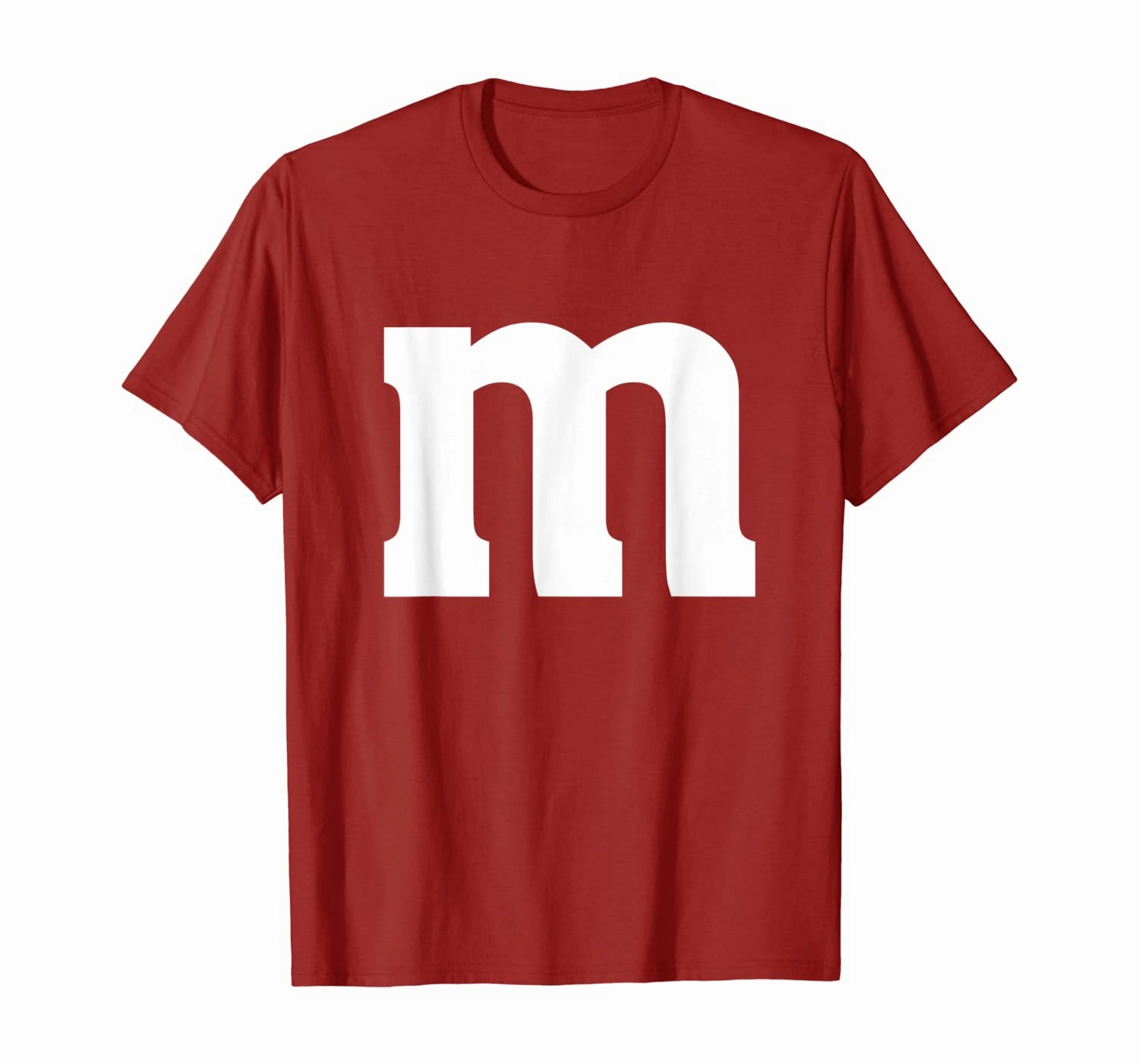 Letter M Shirt Lower Case Halloween Alphabet Costume T-Shirt