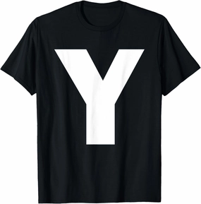 Letter Y Shirt Alphabet Monogram Initial T-shirt T-Shirt