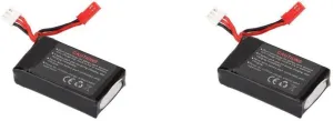 Li-Po Battery 7.4V 850mAh 25C 2S 2 Cell Power Pack Rodeo 110-Z-21 Compatible with Walkera 2 Pack