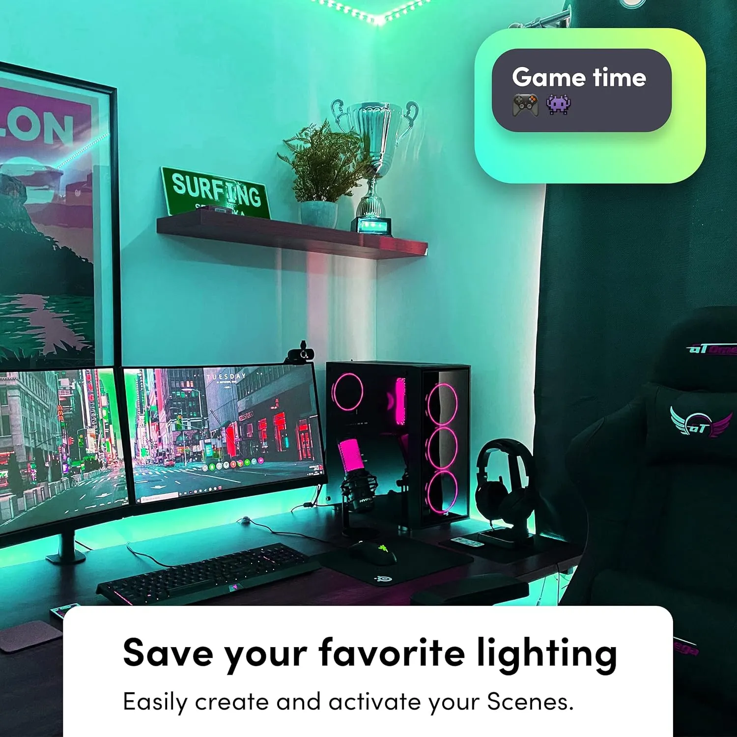 LIFX Lightstrip Color Zones, Wi-Fi Smart LED Light Strip, Full Color with Polychrome Technology™, No Bridge Required, Compatible with Alexa, Hey Google, HomeKit and Siri, 120" Kit