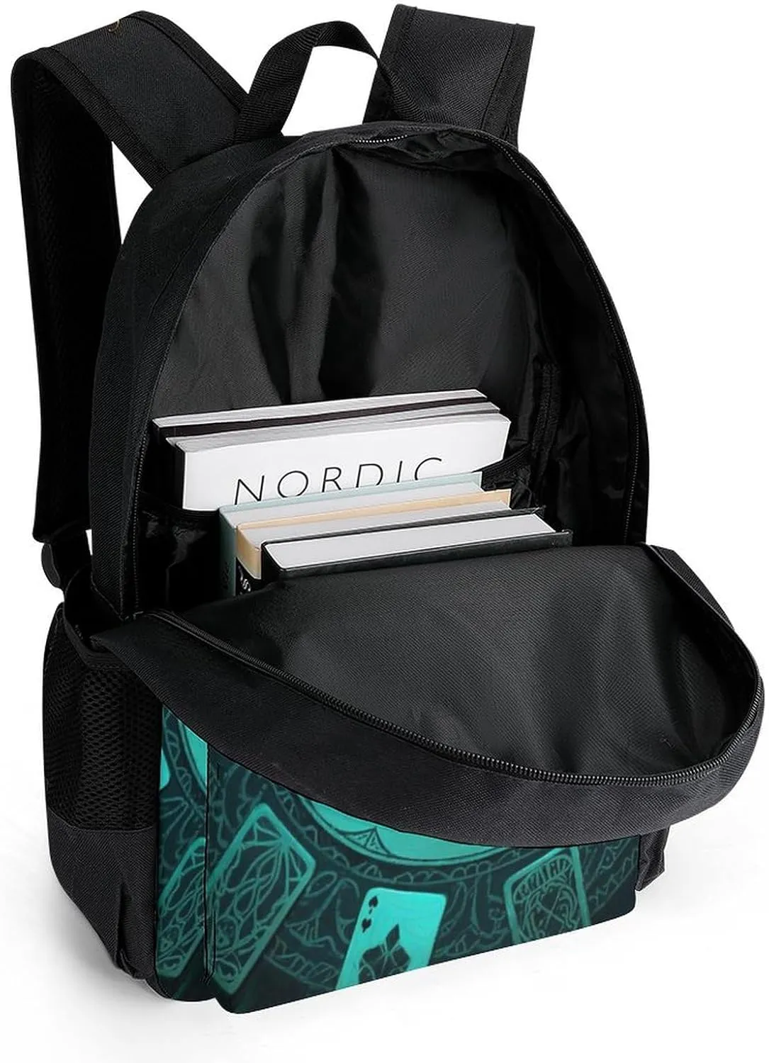 Lightweight Daypack Backpack for Trekking Work Running - Big Capacity Multipurpose Anti-Theft Bookbag, Magic Spirit Board Witch Art Business Computer Bag